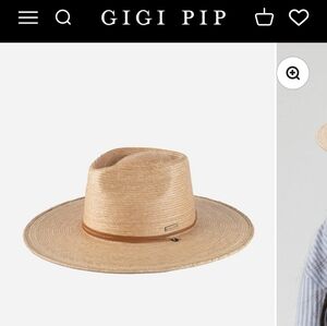 Gigi Pip River Guatemalan Palm Straw Hat